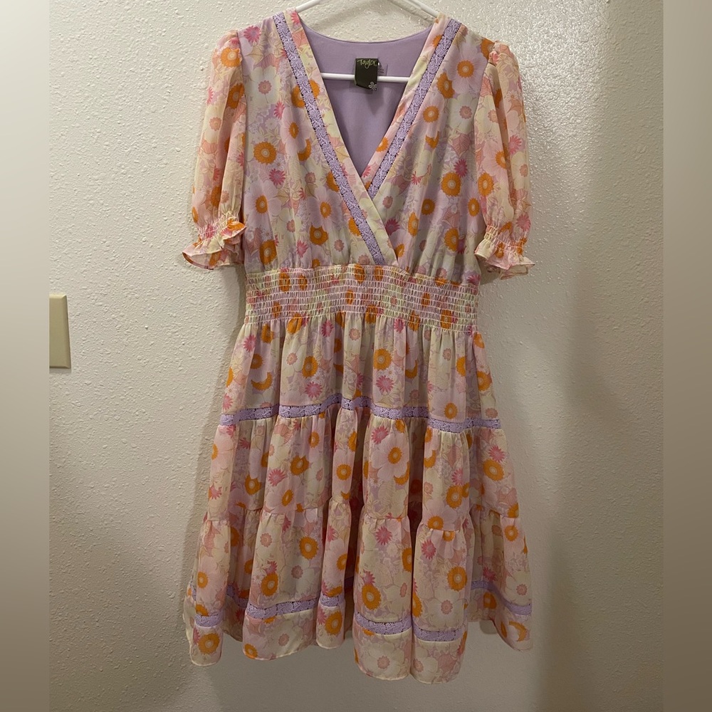 Retro Style Flower Dress